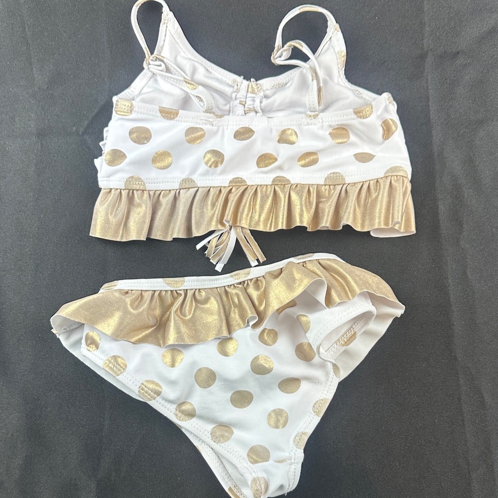 Betsey Johnson White and Gold Bikini - Picture 3 of 8
